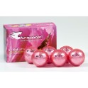 Personalised or Plain Chromax Pink Pack Metallic Golf Balls - 6 Pink Ball Pack